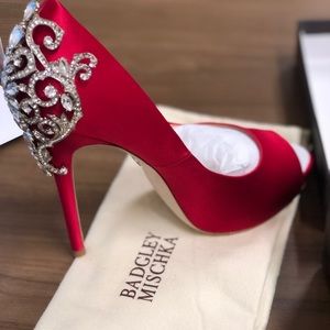 Badgley Mischka Karolina Redset Heels/Pumps